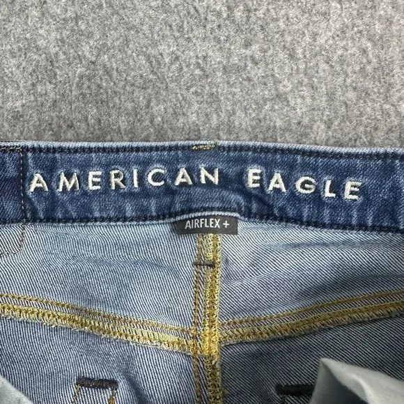 American Eagle Airflex+ Mens 29x30 Blue Medium Wash Stretch Denim Jeans - Picture 10 of 10